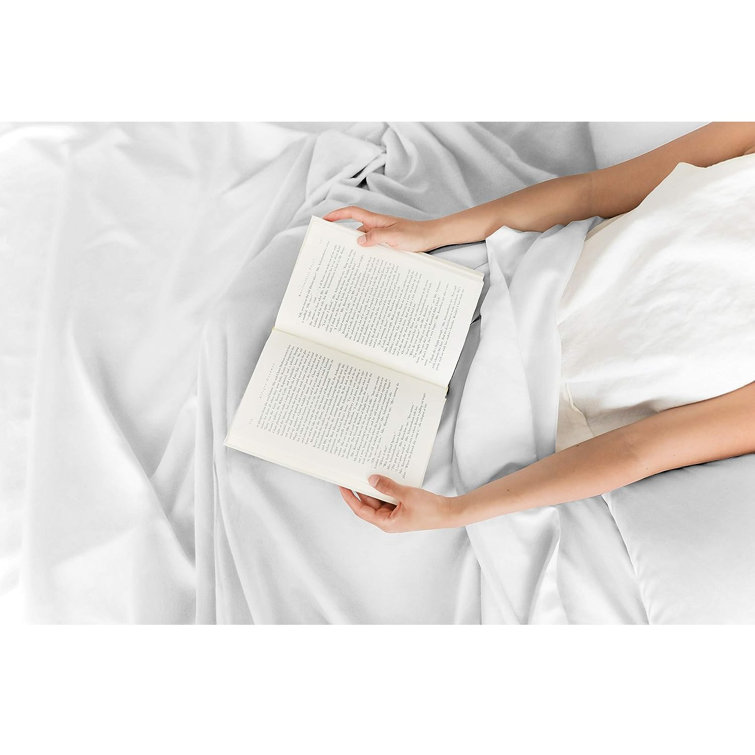 White Full Deep Pocket Microfiber Sheet Set