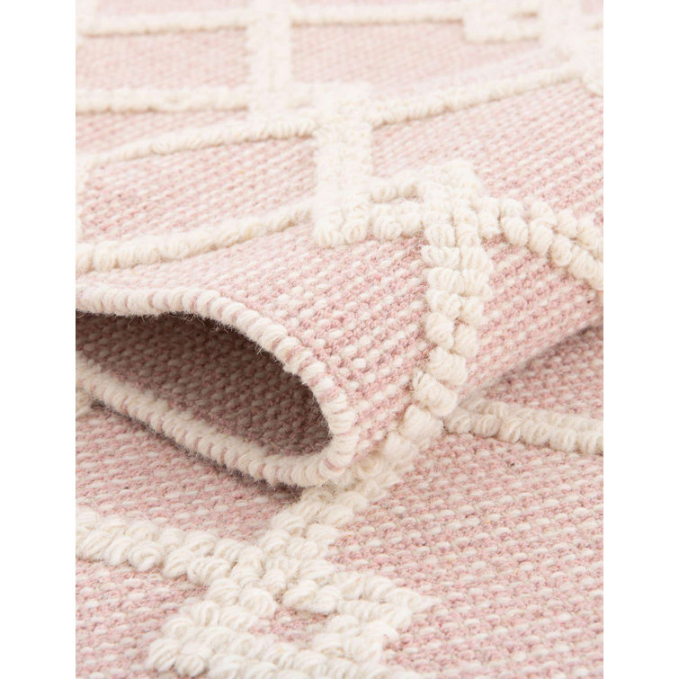 Dorset English Rose 10' Square Hand-Knotted Wool-Cotton Rug