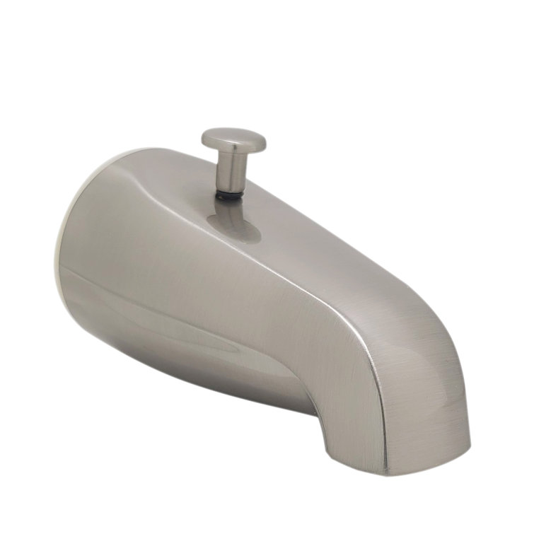 Satin Nickel Wall Mounted Tub and Shower Diverter Spout