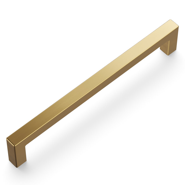 Champagne Bronze Modern Cabinet Drawer Pulls with Mounting Hardware
