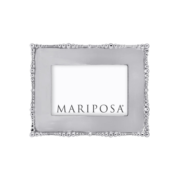 Elegant Silver Aluminum 4x6 Tabletop Picture Frame