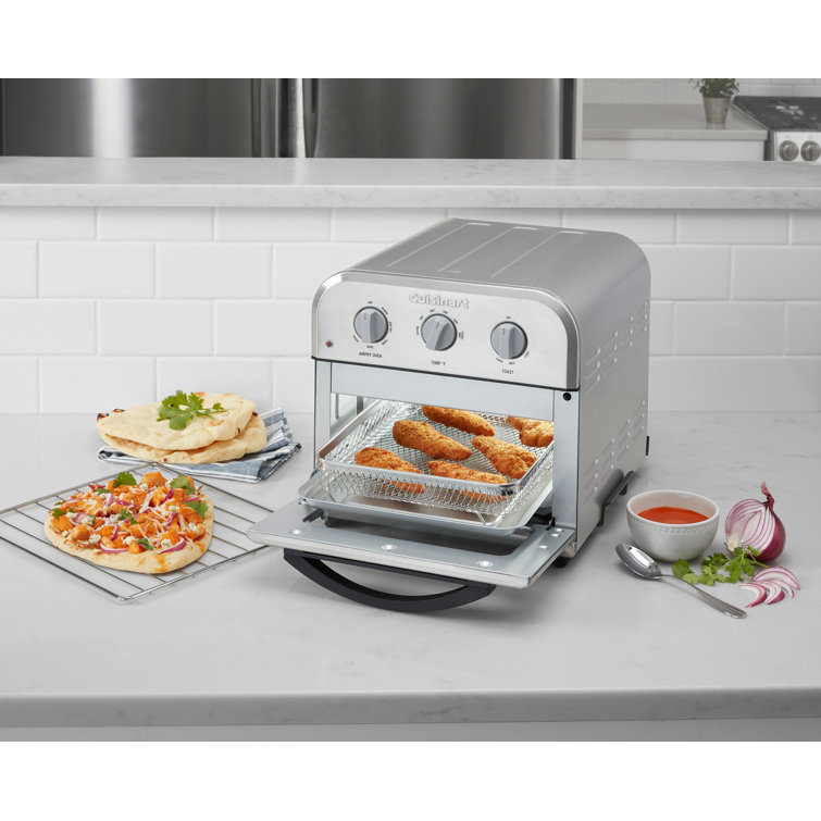 Compact Stainless Steel Air Fryer Toaster Oven