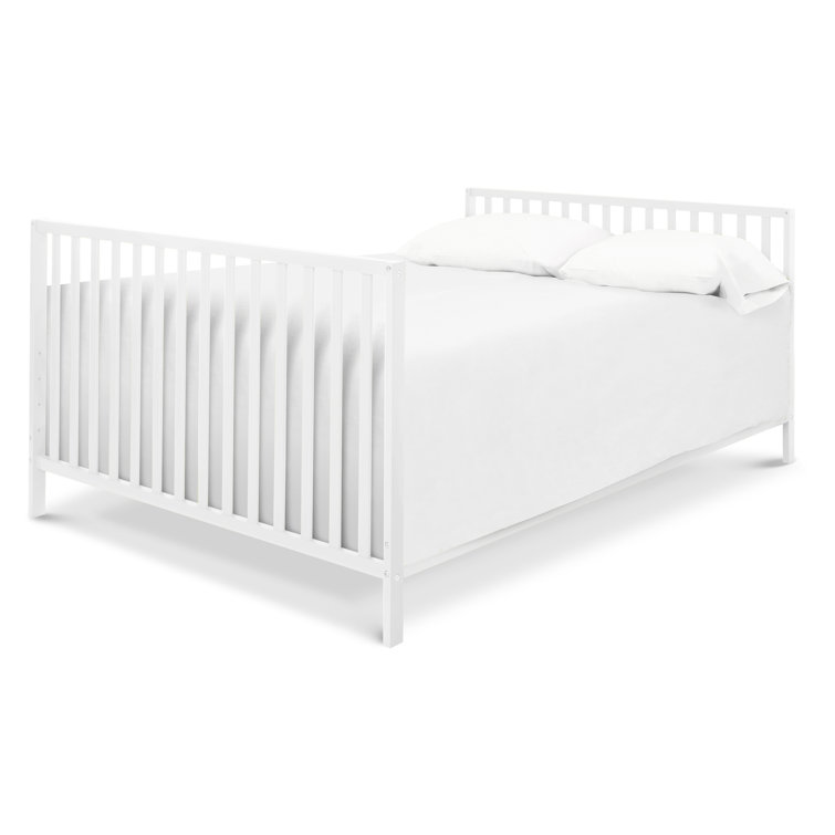 White Pine 4-in-1 Convertible Crib with Fixed Side Rails