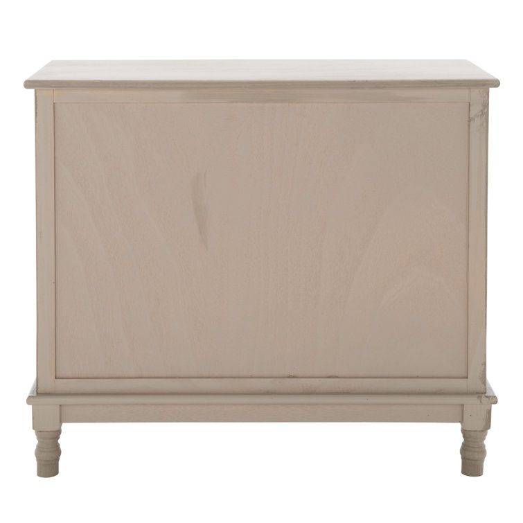 Greige 2-Drawer 2-Door Turned Leg Sideboard
