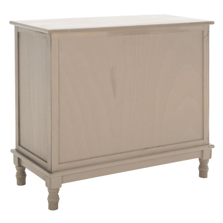 Greige 2-Drawer 2-Door Turned Leg Sideboard