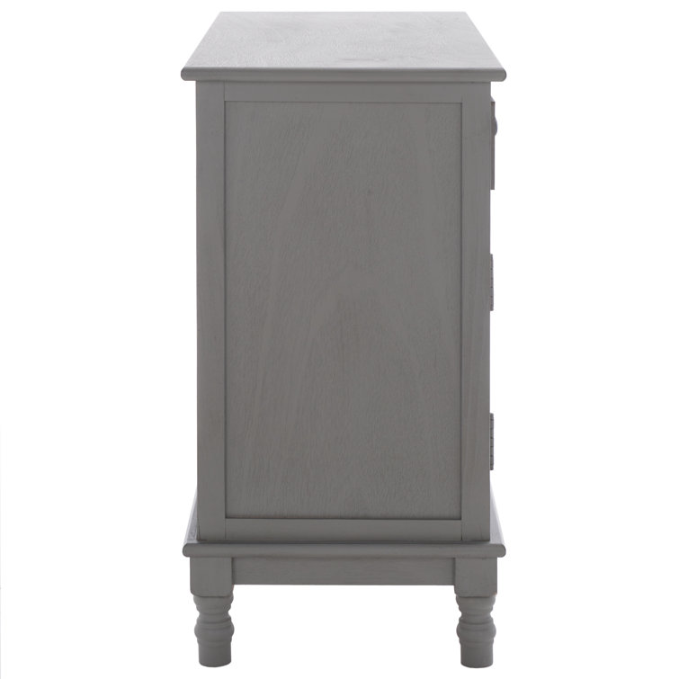 Tate Farmhouse Chic Distressed Grey 2-Drawer Sideboard