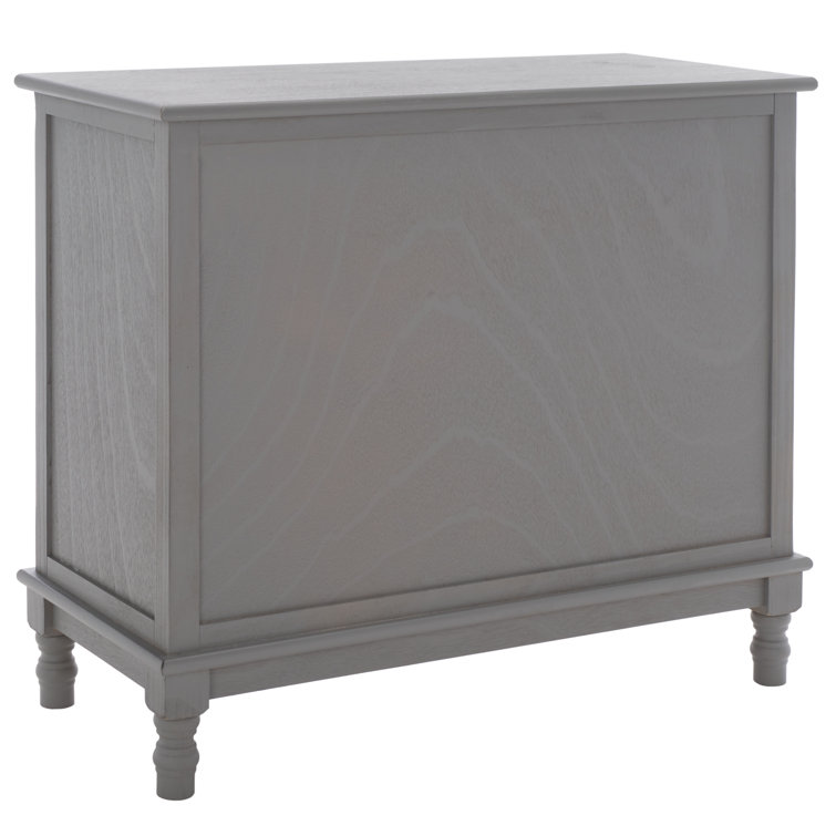 Tate Farmhouse Chic Distressed Grey 2-Drawer Sideboard