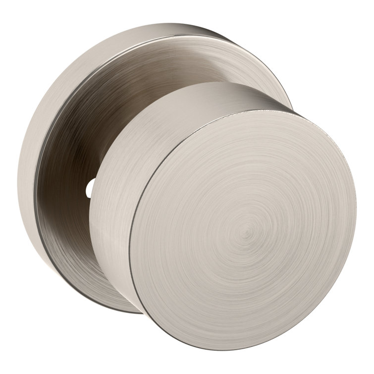 Satin Nickel Contemporary Privacy Door Knob