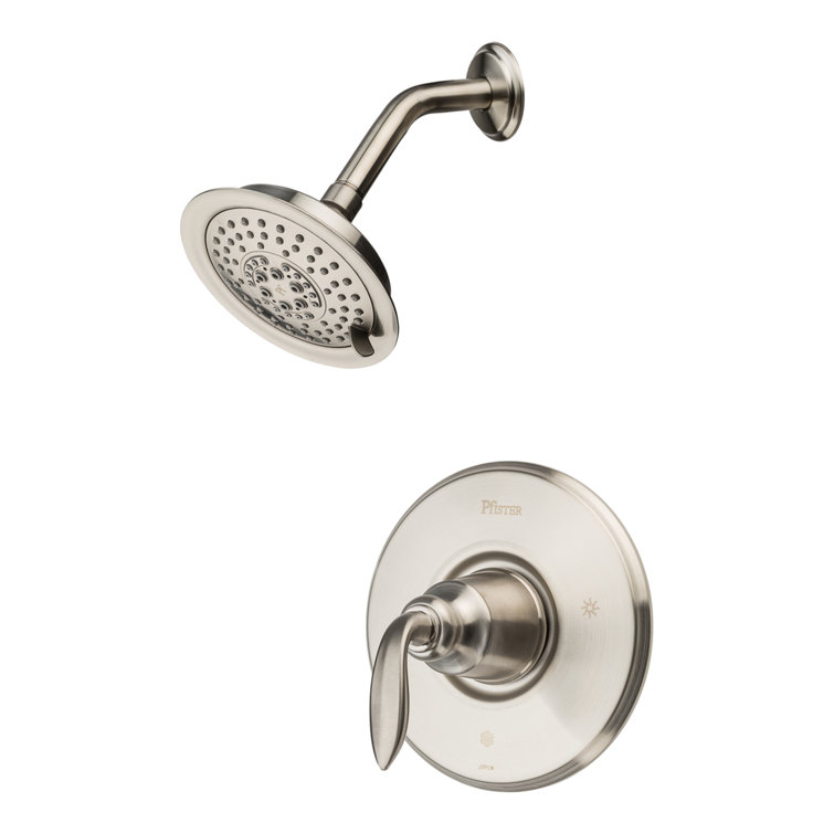 Pulse Rain Brushed Nickel Wall Mounted Shower Kit