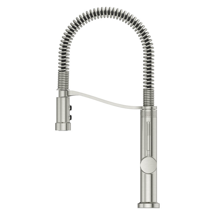Stainless Steel Single Handle Pull Down Kitchen Faucet with Spray