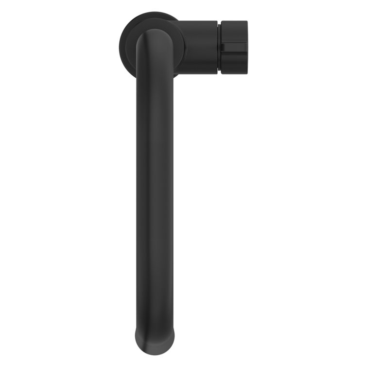 Matte Black Single Handle Pull-Down Kitchen Faucet
