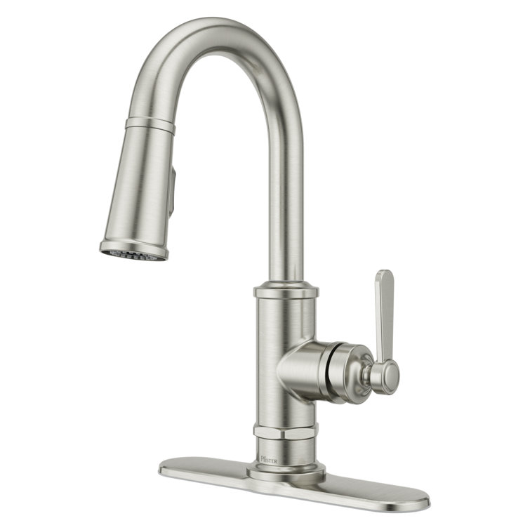 Stainless Steel Single Handle Pull Down Bar Faucet