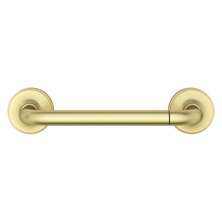 Brushed Gold Minimalist Wall Mounted Toilet Paper Holder