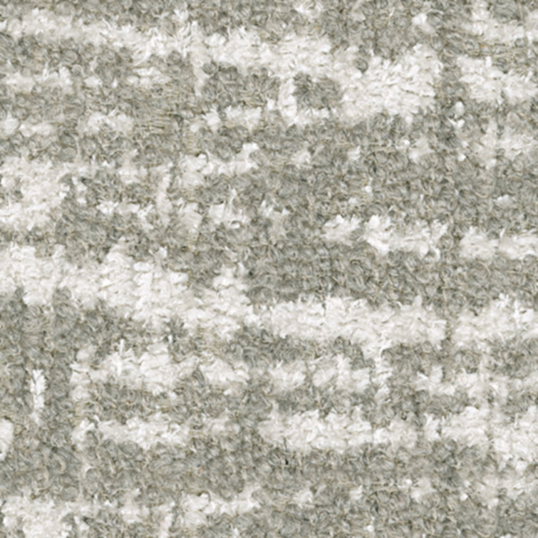 Pewter Chevron Fabric 3-Piece Modular Sectional Sofa