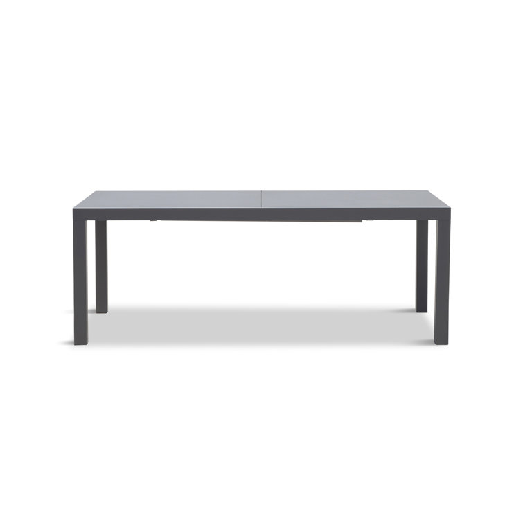 Slate and Concrete 13-Piece Extendable Outdoor Dining Set with Cushions