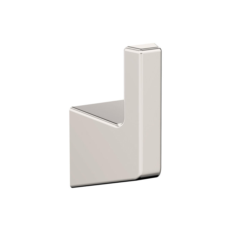 Polished Nickel Single Prong Wall Mounted Robe Hook