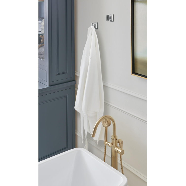 Polished Nickel Single Prong Wall Hook