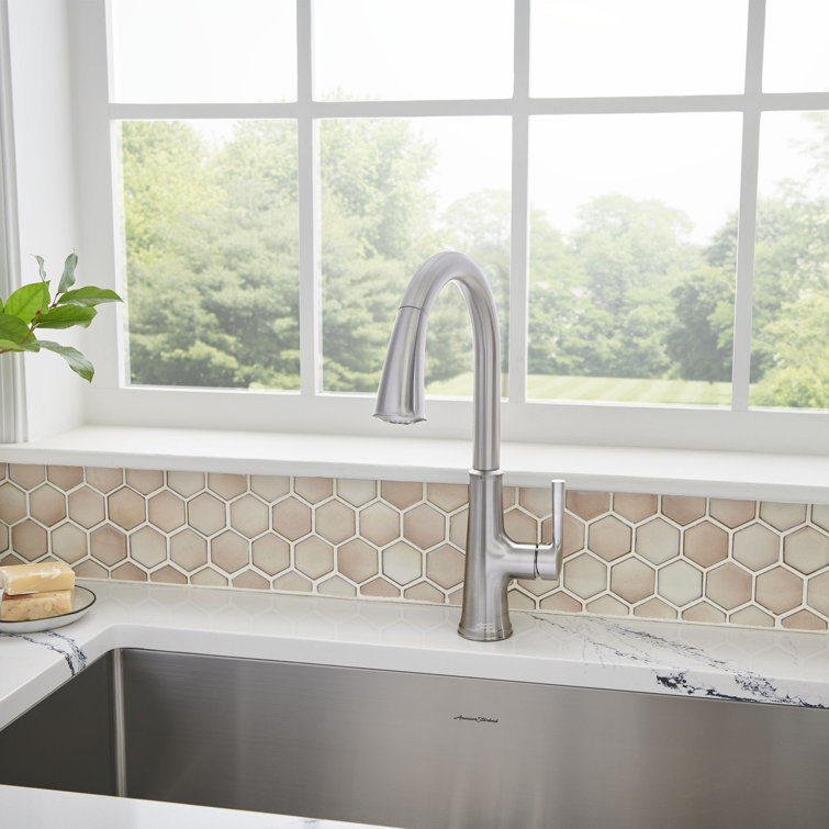 Stainless Steel Pull-Down Single Handle Kitchen Faucet