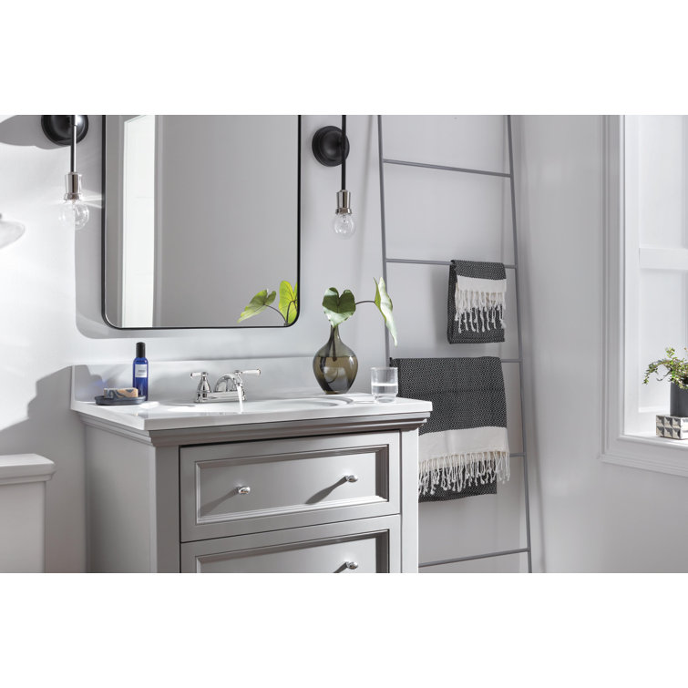 Elmhurst Chrome Two-Handle Centerset Bathroom Faucet