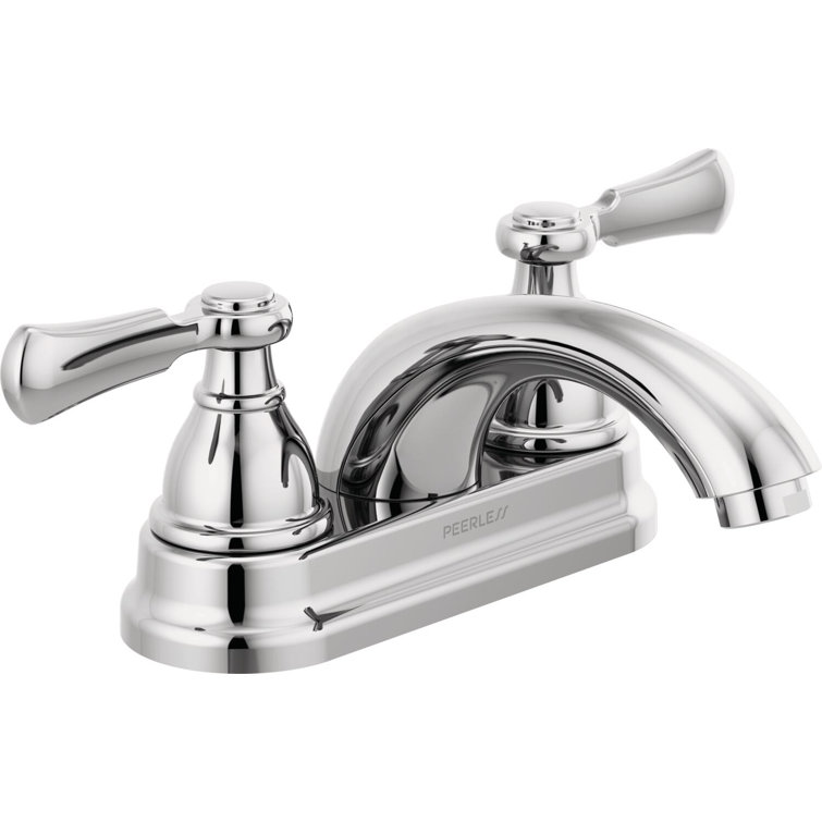 Elmhurst Chrome Two-Handle Centerset Bathroom Faucet