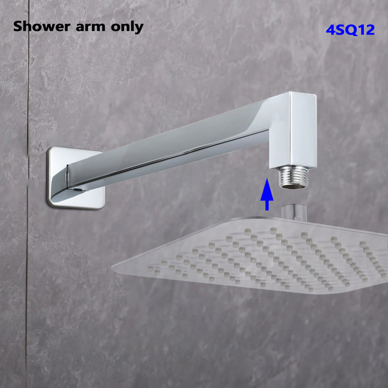 12" Chrome Ceiling Mount Shower Arm