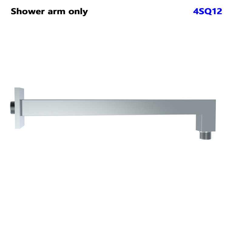 12" Chrome Ceiling Mount Shower Arm