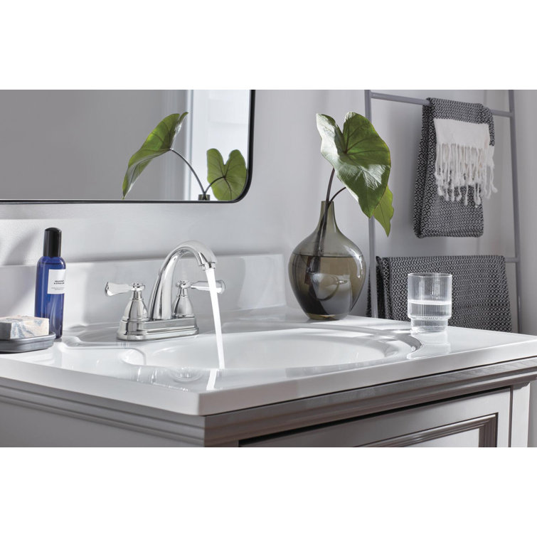 Elmhurst Traditional Chrome 2-Handle Centerset Bathroom Faucet