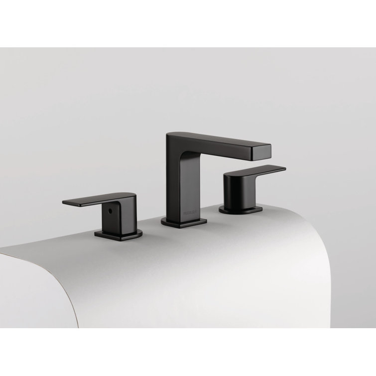 Xander Matte Black 2-Handle Low-Arc Bathroom Faucet