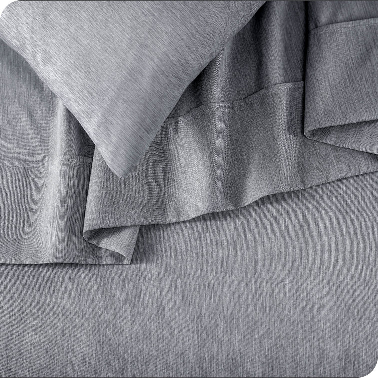Light Gray California King Ultra-Soft Microfiber Sheet Set
