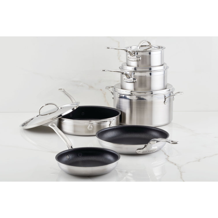 Hestan ProBond Stainless Steel Nonstick 10-Piece Cookware Set