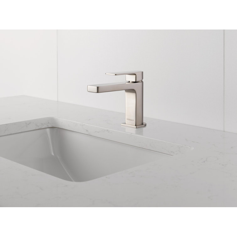 Xander Brushed Nickel Single-Handle Bathroom Faucet with Drain Assembly