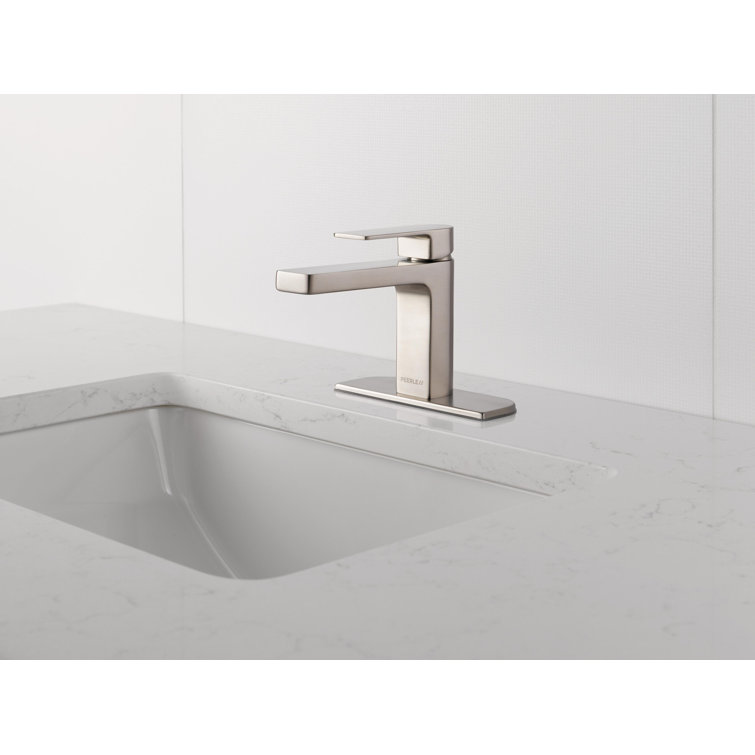 Xander Brushed Nickel Single-Handle Bathroom Faucet with Drain Assembly