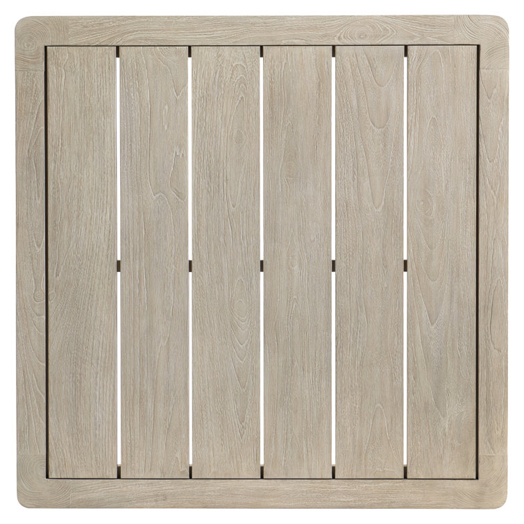 Siesta Key 42.5" Light Brown Teak Square Dining Table