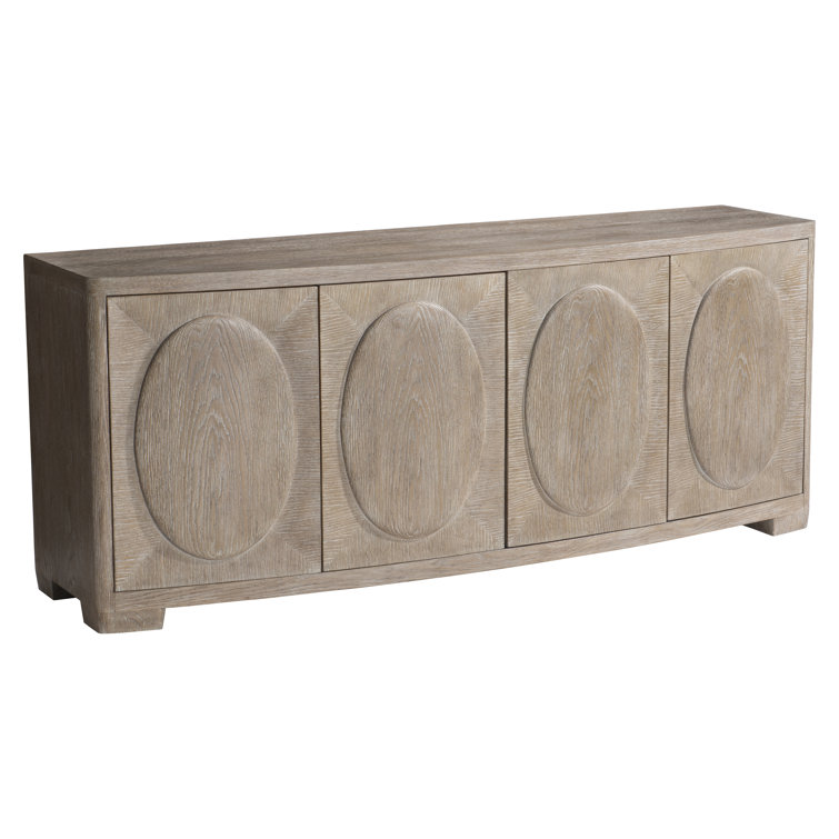 Aventura 78'' Rustic Brown Solid Wood Sideboard