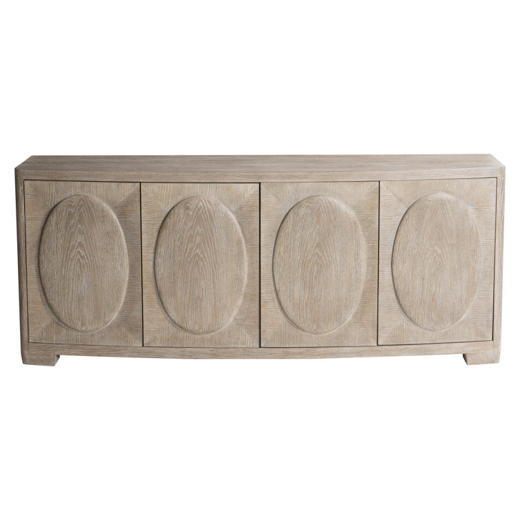 Aventura 78'' Rustic Brown Solid Wood Sideboard