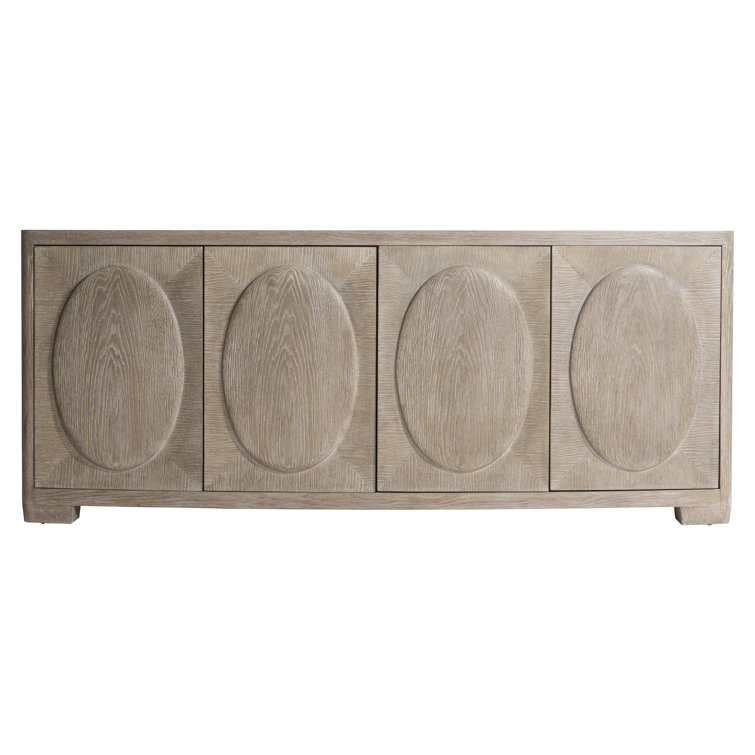 Aventura 78'' Rustic Brown Solid Wood Sideboard