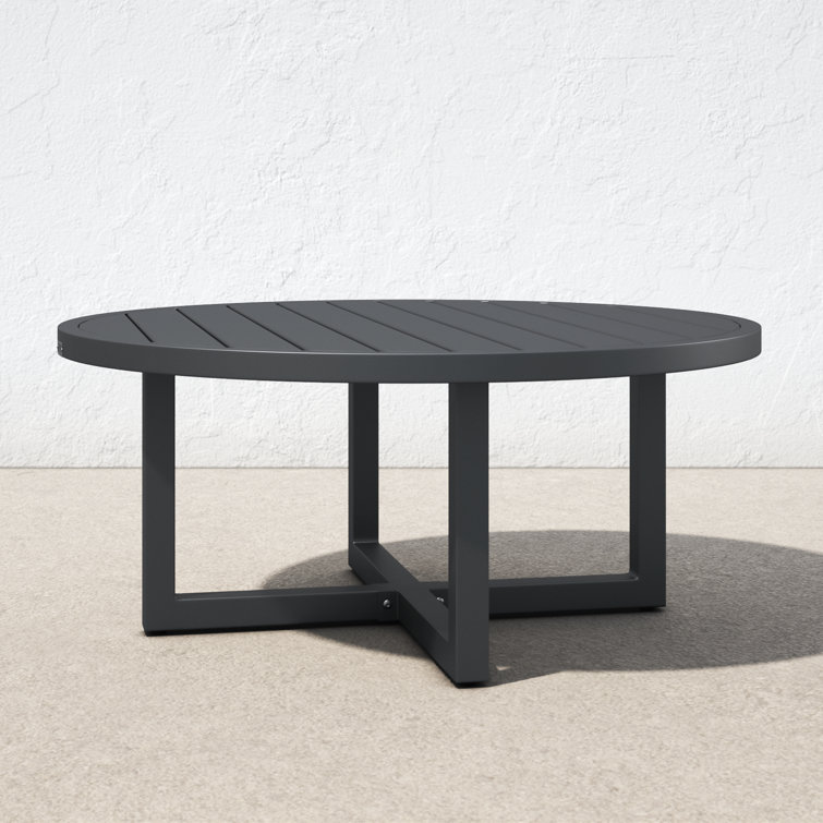 Chaker 42'' Metal Outdoor Coffee Table