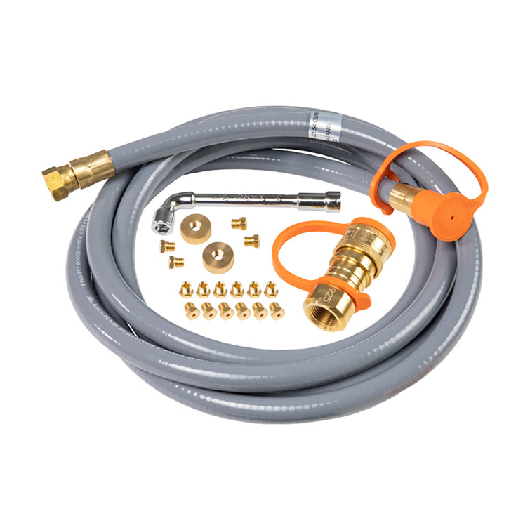 Blackstone 10ft Gray Natural Gas Conversion Kit with Quick Connect