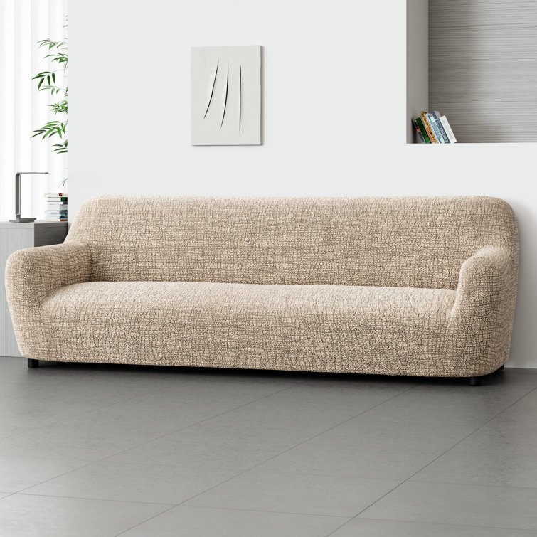 Vittoria Blue Stretch Polyester Sofa Slipcover
