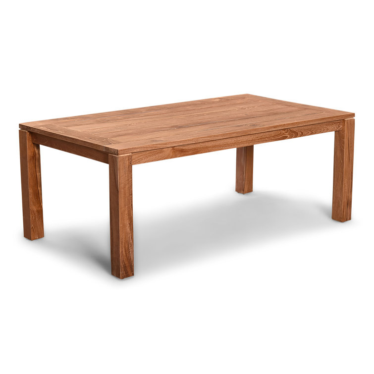Natural Teak Rectangular Outdoor Coffee Table