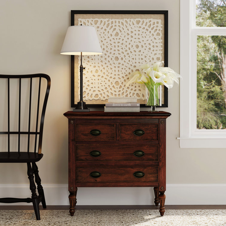 Easterbrook Dark Brown Mahogany 4-Drawer Chest