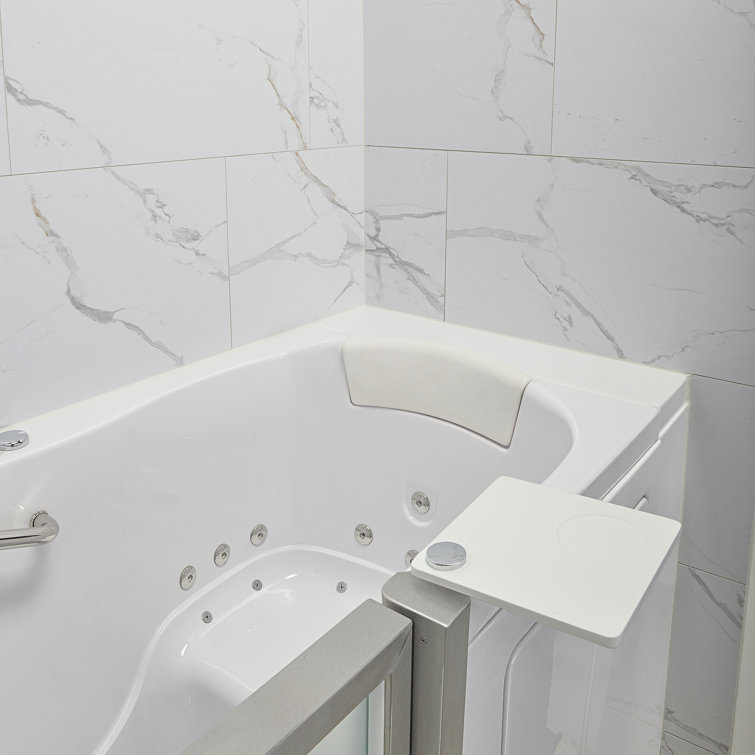 Royal 52" White Acrylic Hydro Massage Walk-In Bathtub