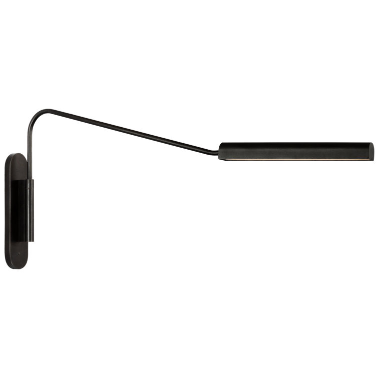 Austin Black Iron Adjustable LED Wall Sconce