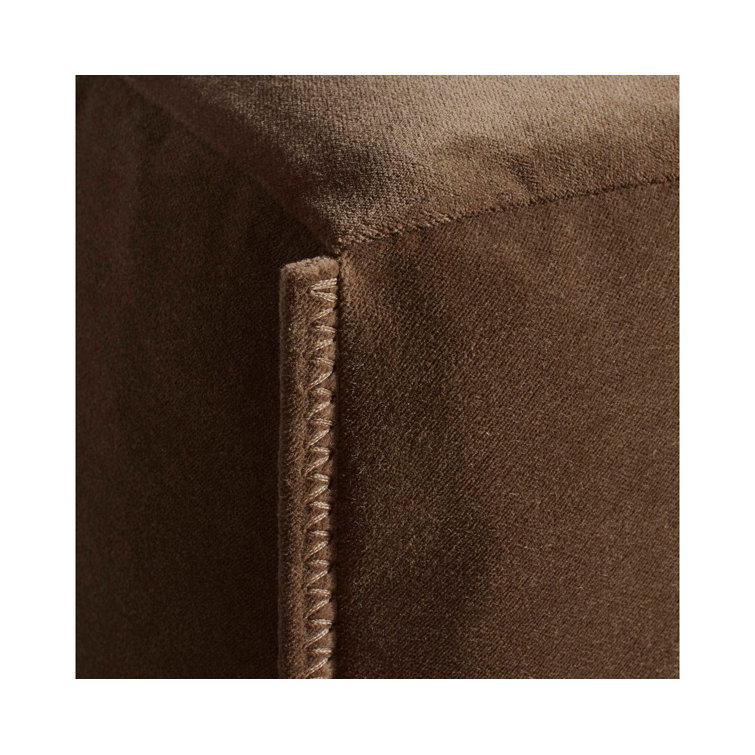 Cleon 74" Coffee Velvet Modular Sofa