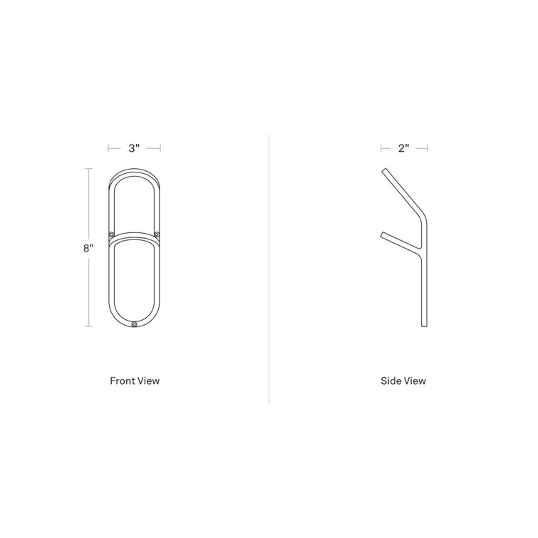 Stainless Steel Modern Wall Hook