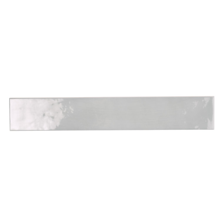 Gray Glossy Ceramic Subway Tile for Walls and Floors