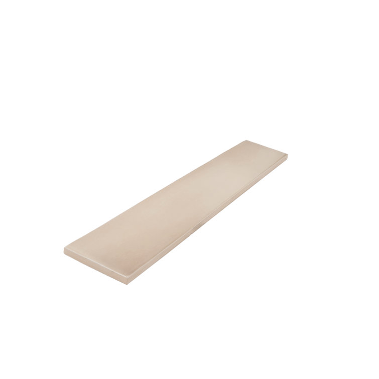 Beige Glossy Ceramic Subway Tile 2.56'' x 15.75''