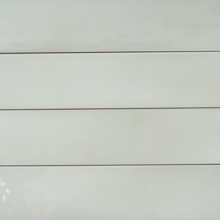 Tea Green Glossy Ceramic Subway Wall and Floor Tile