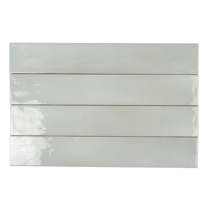 Tea Green Glossy Ceramic Subway Wall and Floor Tile