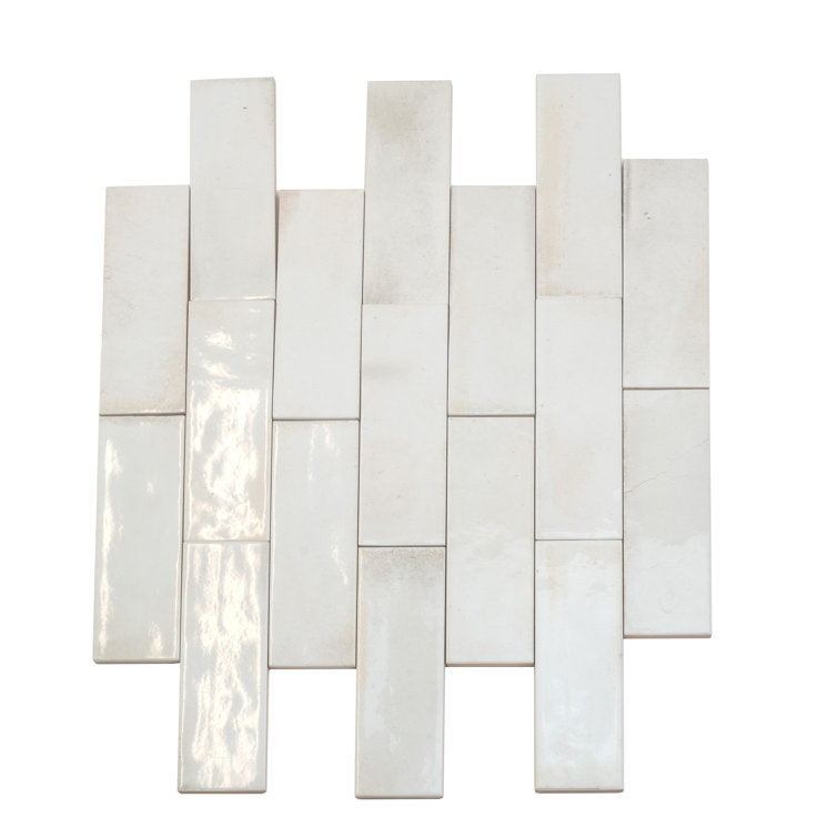 Glossy White Ceramic Subway Tile for Kitchen and Bathroom